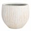 White Bark Design Concrete Outdoor Planter, Medium