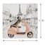 Paris Cat Canvas Wall Art, 12"