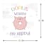 Tiny Dreamers Donut Worry Be Happy Canvas Wall Art, 12"