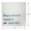 Ty Pennington Happiness Comes in Waves Canvas Wall Sign, 12"
