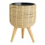 Tracey Boyd Brown Polyrattan Planter Stand, Large