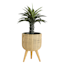 Tracey Boyd Brown Polyrattan Planter Stand, Large