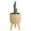 Tracey Boyd Brown Polyrattan Planter Stand, Medium