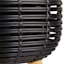 Tracey Boyd Black Polyrattan Planter Stand, Large