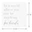 In a World Where You Can Anything Be Kind Canvas Wall Sign, 12"
