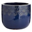 Ashley Blue Ceramic Outdoor Planter, Medium