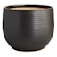 Found & Fable Black & Taupe Outdoor Planter, Large