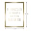 Glass Framed Be Fearless Wall Sign, 12x16