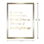 Glass Framed Never Give Up Sentiment Foiled Wall Sign, 12x16