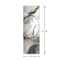 Allegro Grey Abstract Canvas Wall Art, 12x36