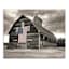 Americana Barn Textured Canvas Wall Art, 16x20