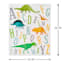 Dinosaur Alphabet Canvas Wall Art, 16x20
