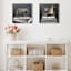 Fashion Bag & Books Foiled Canvas Wall Art, 16"
