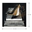 Classic Black Heels & Books with Foil Canvas Wall Art, 16"