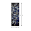 Indigo Spring Canvas Wall Art, 12x36