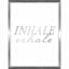 Glass Framed Inhale & Exhale Wall Sign, 12x16