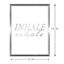 Glass Framed Inhale & Exhale Wall Sign, 12x16
