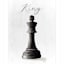 King Chess Piece Canvas Wall Art, 12x16