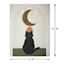 Cat & Moon Canvas Wall Art, 12x16