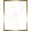 Glass Framed Portrait Print Wall Art, 12x16