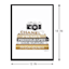 Framed Glam Books Canvas Wall Art, 12x16