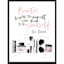 Framed Beauty Begins Canvas Wall Art, 12x16