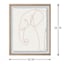 Tracey Boyd Glass Framed Elephant Sketch Print Wall Art, 16x20