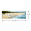 Water View II Canvas Wall Art, 36x12