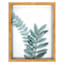 Honeybloom Glass Framed Botanical Leaves Wall Art, 11x14