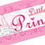 Pink Little Princess Canvas Wall Art, 12x36