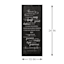 Love Sentiment Canvas Wall Sign, 10x24