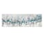 Blue Staccato Textured Canvas Wall Art, 12x36