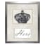 Glass Framed Hers Mini Crown with Matted Jewels, 10x12