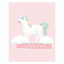 Tiny Dreamers Unicorn Canvas Wall Art, 11x14