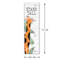 Tiny Dreamers Animal Growth Chart Canvas Wall Art, 12x40