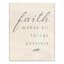 Faith Makes All Things Possible Canvas Wall Sign, 11x14
