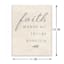 Faith Makes All Things Possible Canvas Wall Sign, 11x14