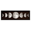 Lunar Phases Canvas Wall Art, 36x12