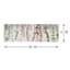 Hanging Leaves Canvas Wall Art, 36x12