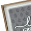 Honeybloom Glass Framed Love Grows Here Print Wall Sign, 20x16