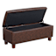 Mason Storage Bench - Brown