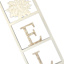 Gold Noel Ladder Porch Leaner, 42"
