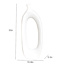 Crosby St. Riley White Ceramic Vase, 30"