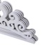 5-Pack Kids Flocked Tiara Hanger, Grey