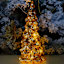 Gold Glass LED Tree, 12"