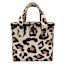 Leopard Brown Insulated Lunch Tote