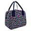 Dark Blue Speckled Lunch Tote