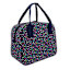 Dark Blue Speckled Lunch Tote