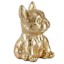 Shiny Gold French Bulldog, 4"