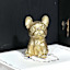 Shiny Gold French Bulldog, 4"